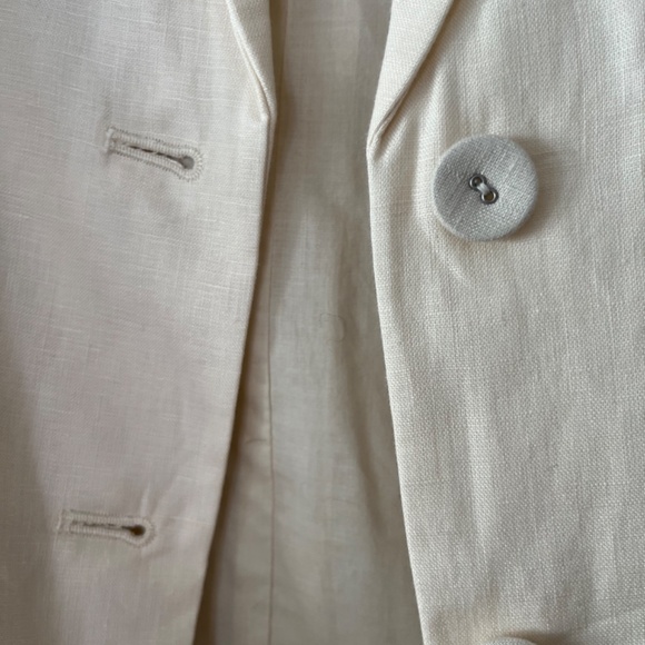Never worn Everlane linen longline blazer, size 2 - Picture 3 of 7